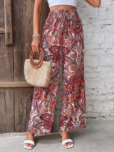 Analyn | Boho Chic Wide-Leg Trousers
