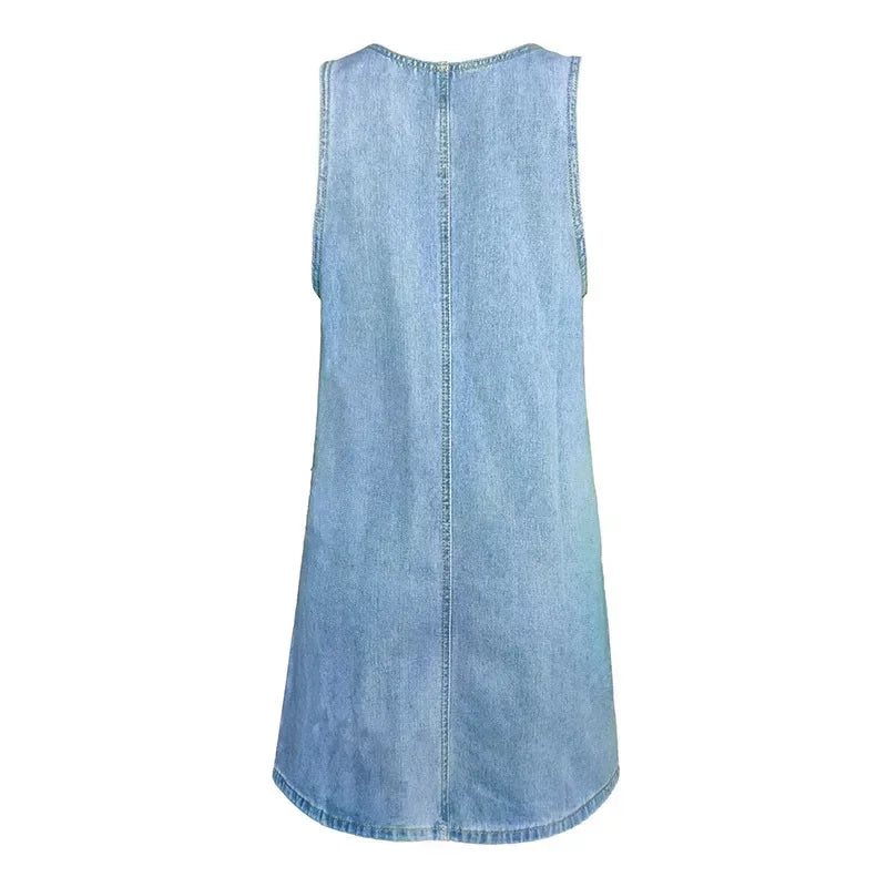 Mandy - Practical and Light Denim Dress