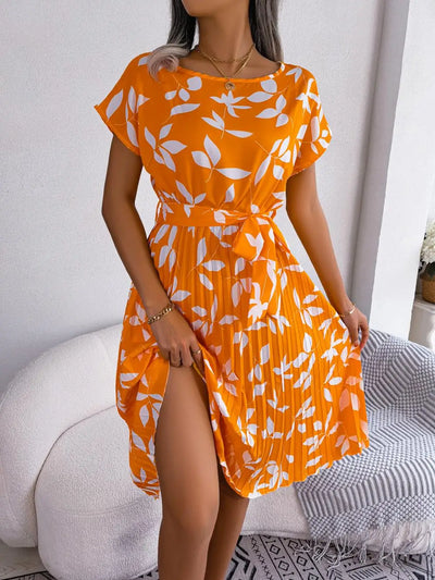 Amal | Chic Floral Print Dress