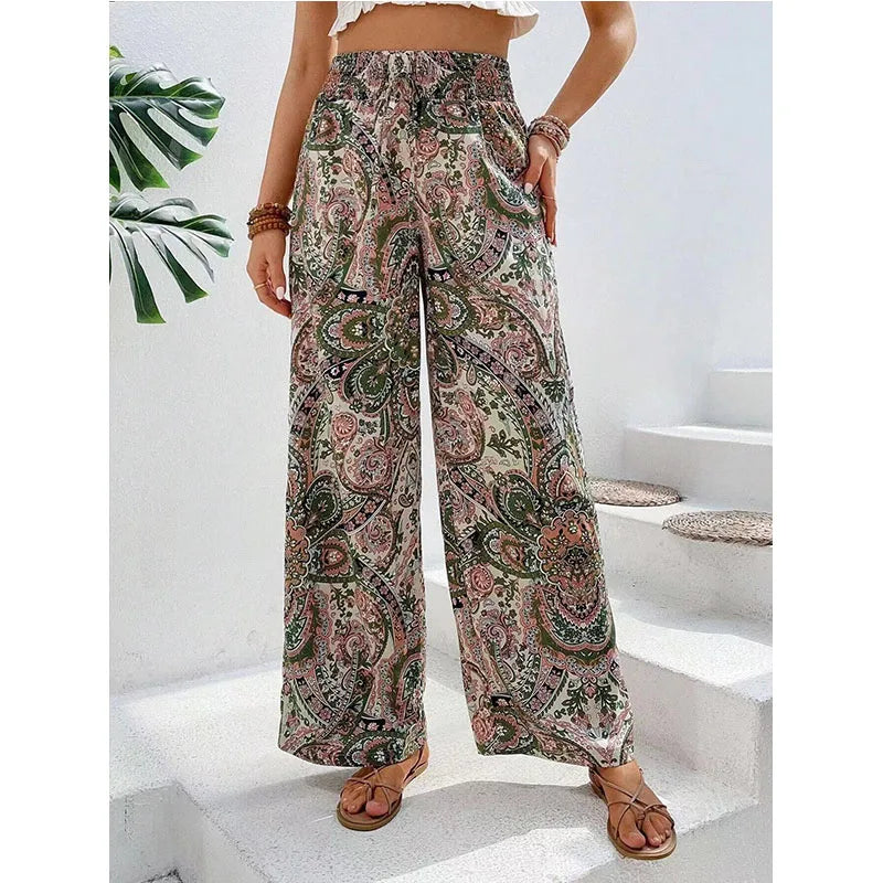 Analyn | Boho Chic Wide-Leg Trousers