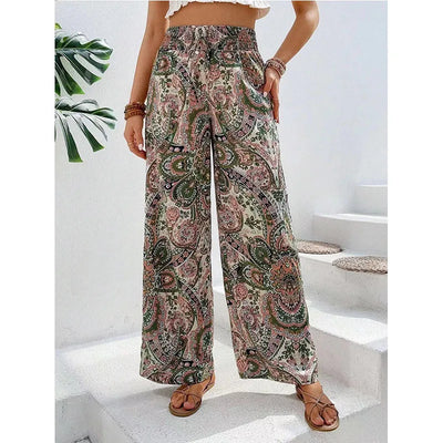 Analyn | Boho Chic Wide-Leg Trousers