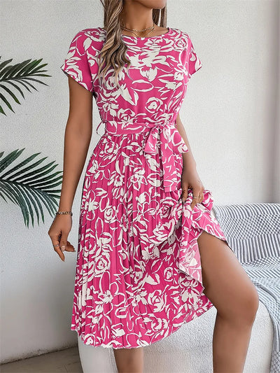 Amal | Chic Floral Print Dress