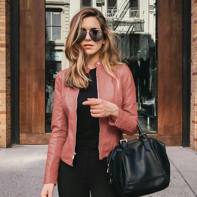 Pia | Versatile Leather Jacket