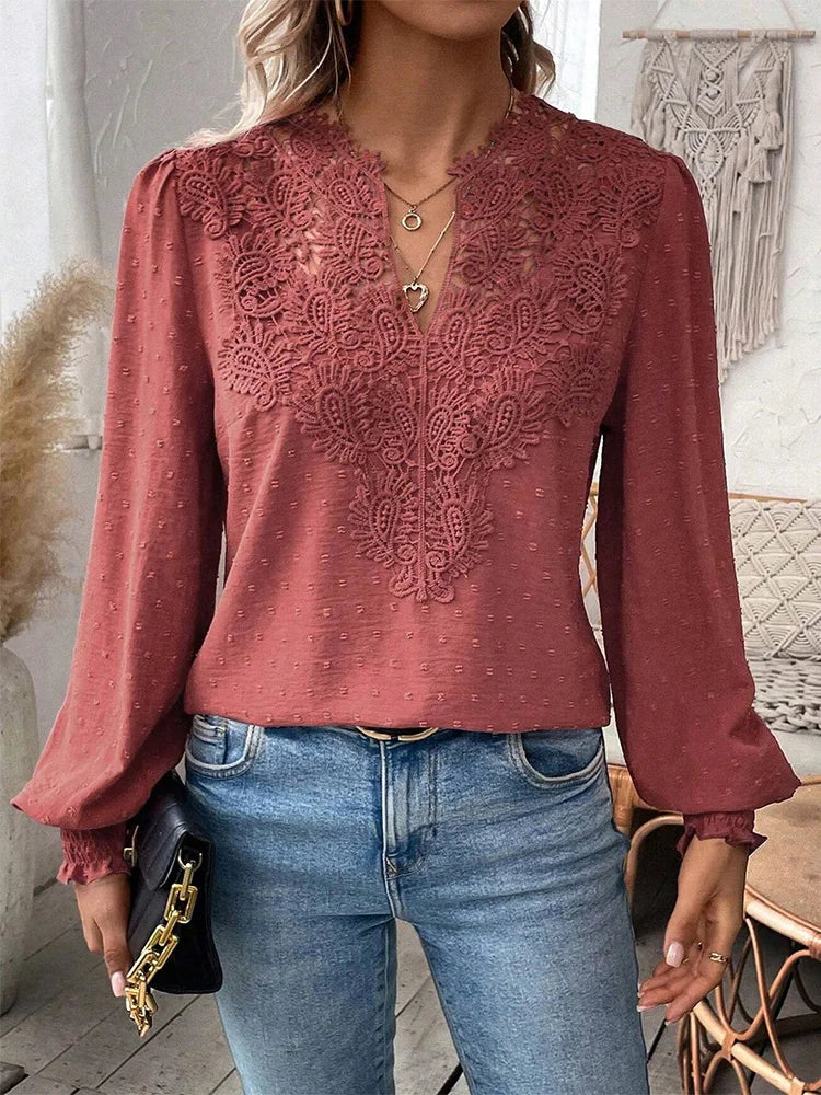 Charlene | Chic Blouse with Decorative Accents