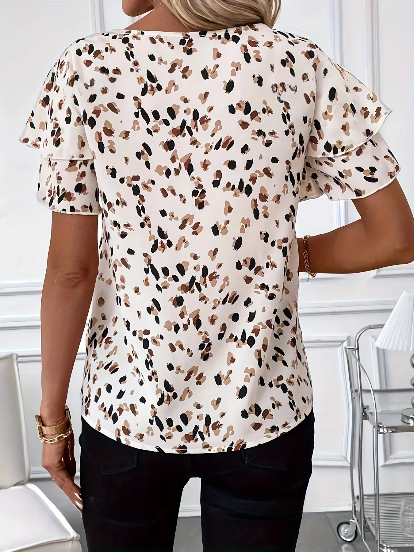 Regina | Stylish Blouse with Fun Ruffle Details