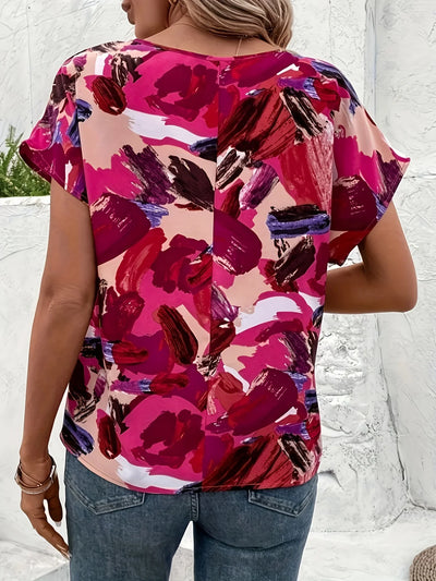 Trudy | Vibrant Blouse with Fun Print