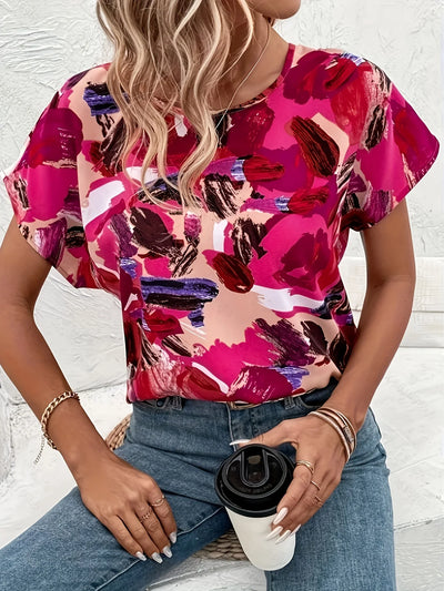 Trudy | Vibrant Blouse with Fun Print