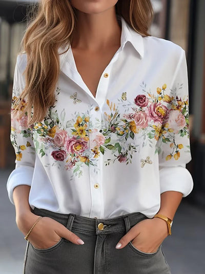 Regine | Chic Floral Print Blouse