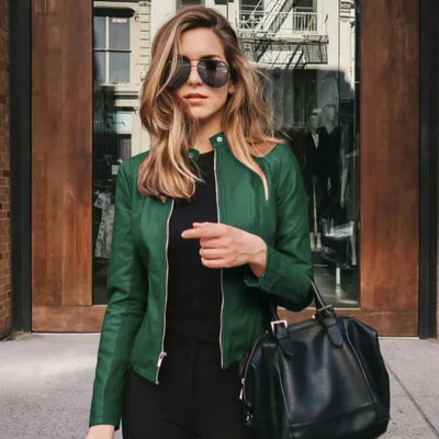 Pia | Versatile Leather Jacket