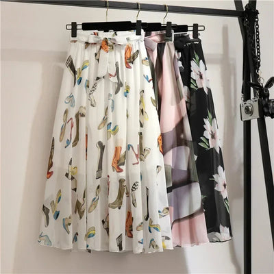 Aurelia | Elegant Midi Skirt with a Playful Touch