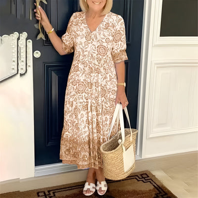 Lucinda | Stylish Floral Print Maxi Dress