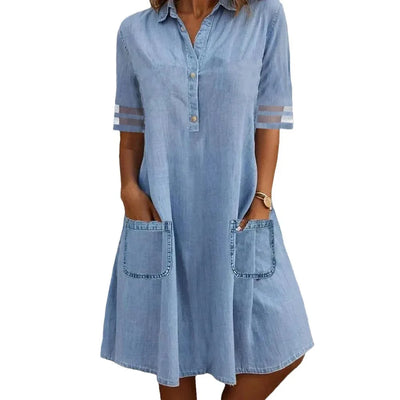 Ylva - Lightweight and Airy Denim Dress