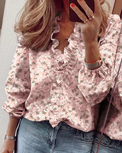 Enola | Delightful Blouse Featuring Whimsical Ruffles