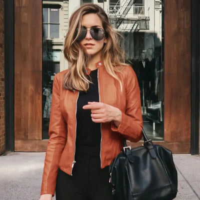 Pia | Versatile Leather Jacket