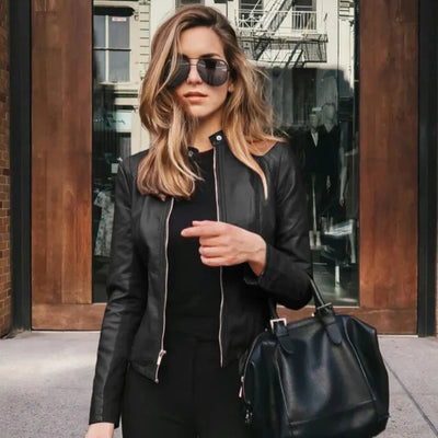 Pia | Versatile Leather Jacket