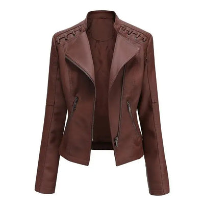 Pia | Classic Soft Leather Jacket
