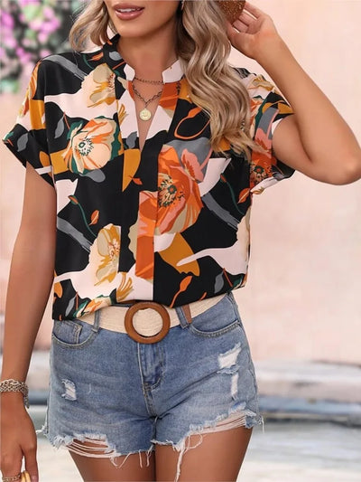 Loraine | Vibrant Blouse with Whimsical Print