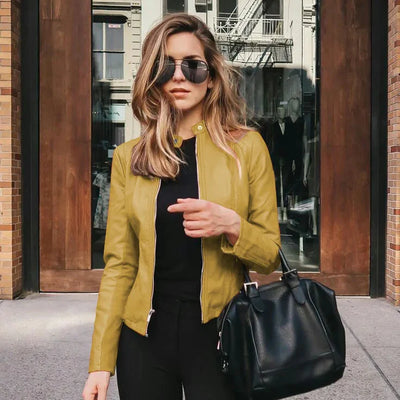 Pia | Versatile Leather Jacket
