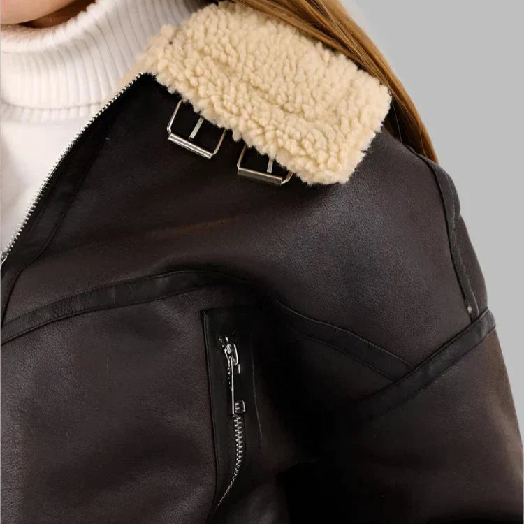 Pia | Versatile Breathable Leather Jacket