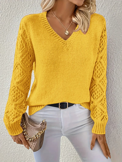 Daisy V-Neck Sweater