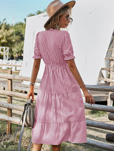 Laureen | Striped Charm Dress