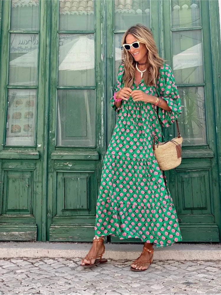 April | Bohemian Maxi Dress
