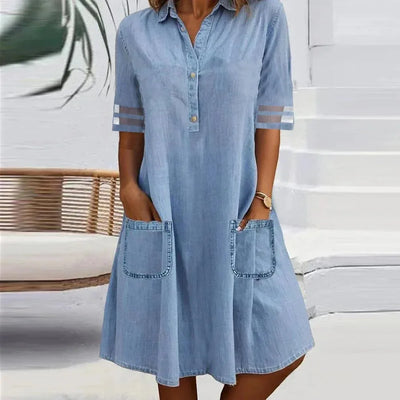 Ylva - Lightweight and Airy Denim Dress
