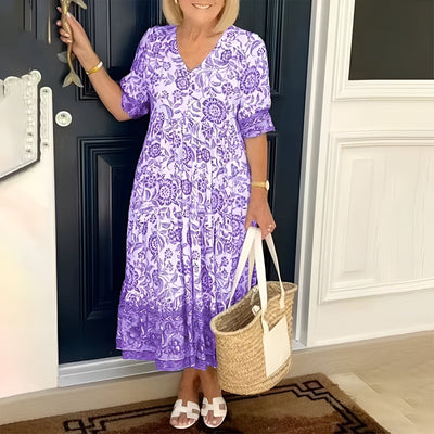 Lucinda | Stylish Floral Print Maxi Dress