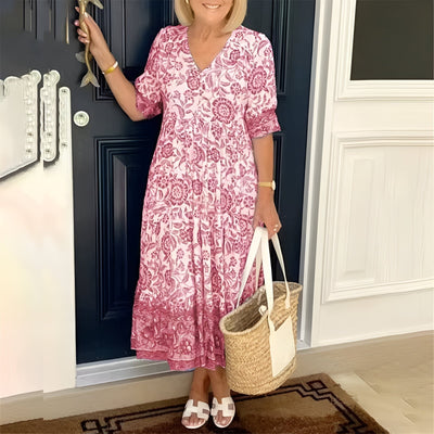 Lucinda | Stylish Floral Print Maxi Dress