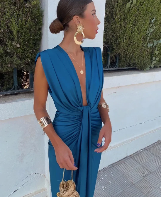 Sofia | Elegant Pleated Dress