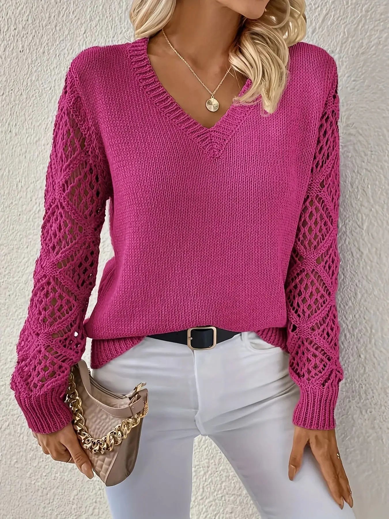 Daisy V-Neck Sweater