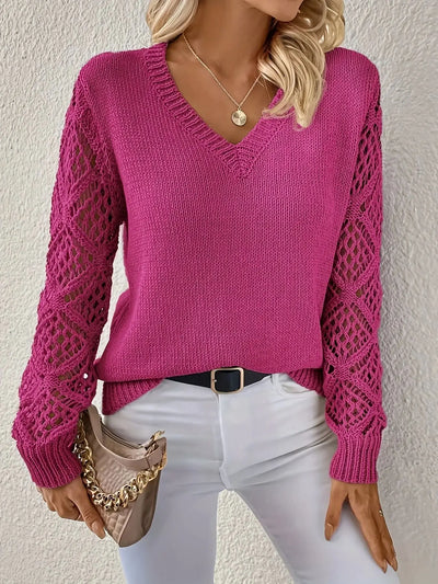 Daisy V-Neck Sweater