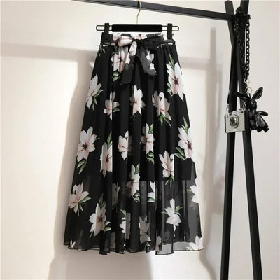 Aurelia | Elegant Midi Skirt with a Playful Touch