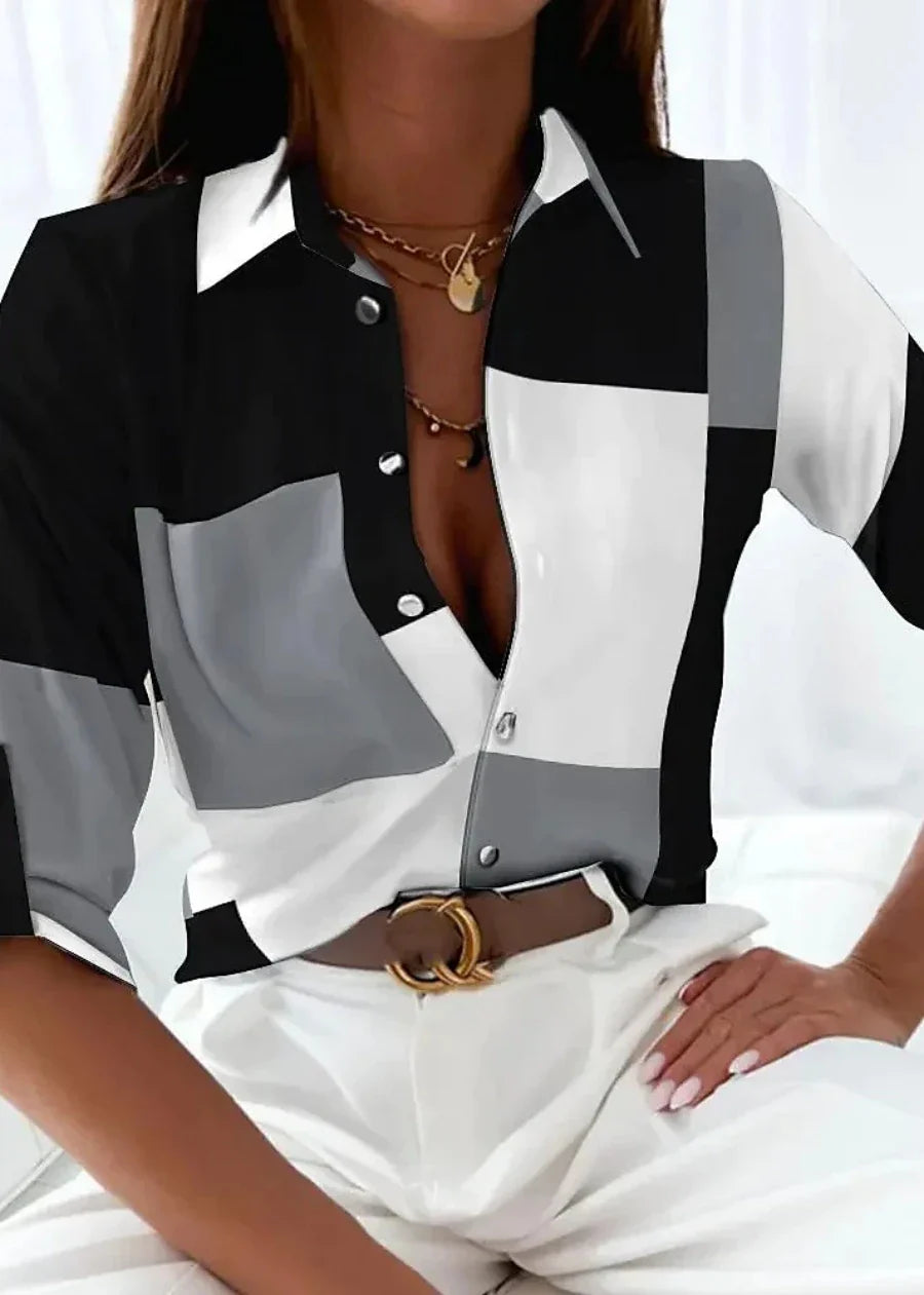 Viola | Contemporary Printed Blouse