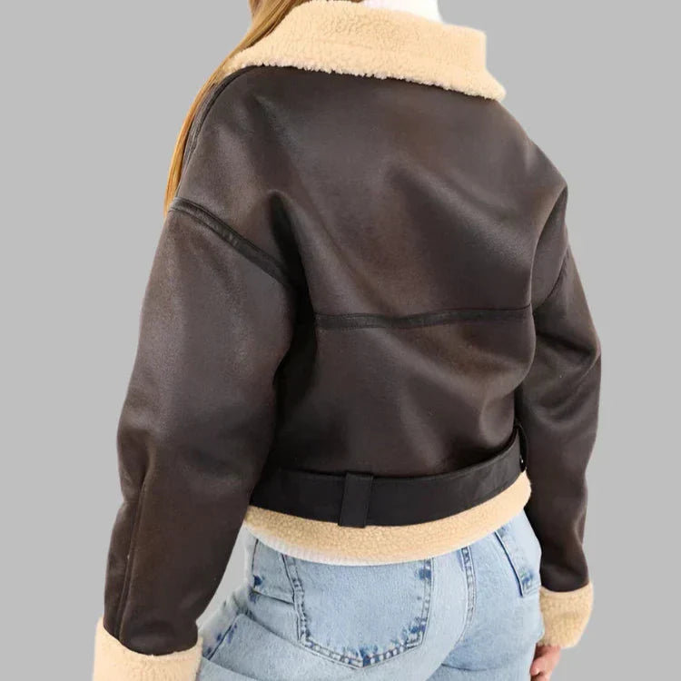 Pia | Versatile Breathable Leather Jacket