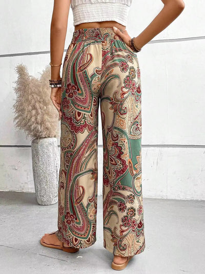 Analyn | Boho Chic Wide-Leg Trousers