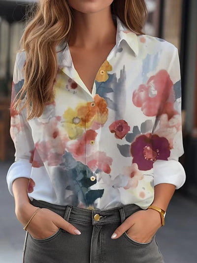 Regine | Chic Floral Print Blouse