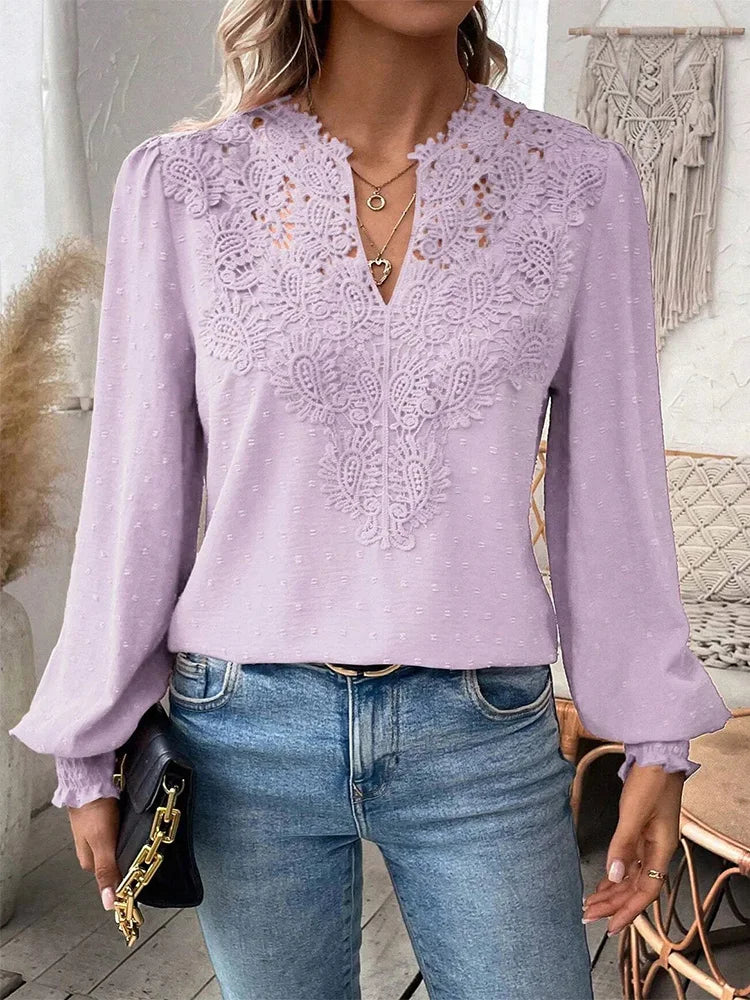 Charlene | Chic Blouse with Decorative Accents
