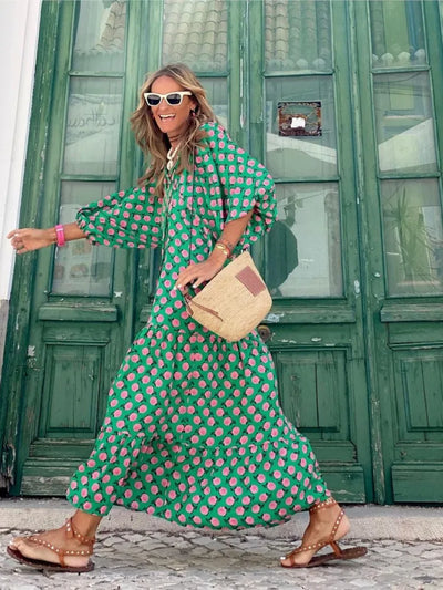 April | Bohemian Maxi Dress