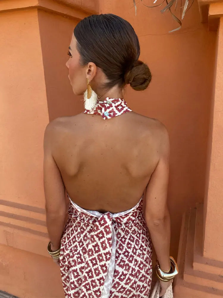 Valeria | Ruched Midi Dress
