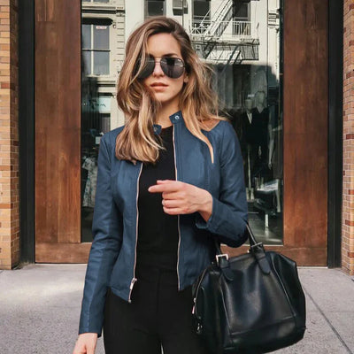 Pia | Versatile Leather Jacket