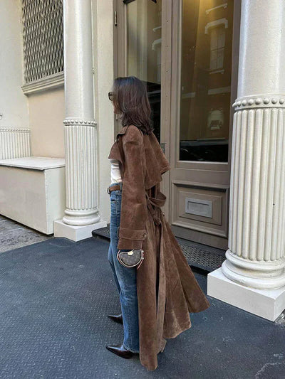 Robinson™ | Suede Trench Coat
