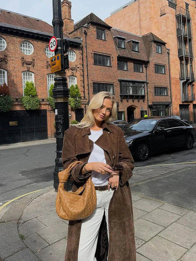 Robinson™ | Suede Trench Coat