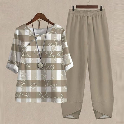 Liv - Elegant and Comfortable Shirt and Pants Set