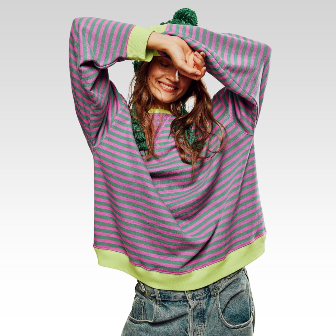 Alessia | Oversized Striped Jumper