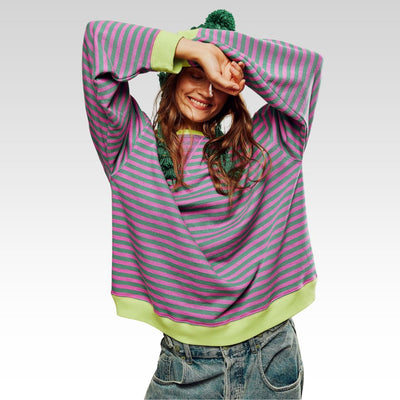 Alessia | Oversized Striped Jumper
