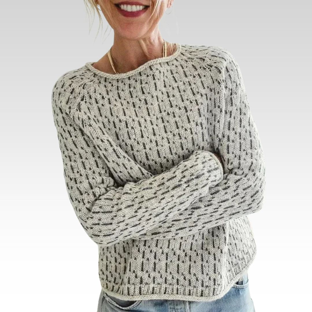 Vittoria | Elegant Grey Sweater