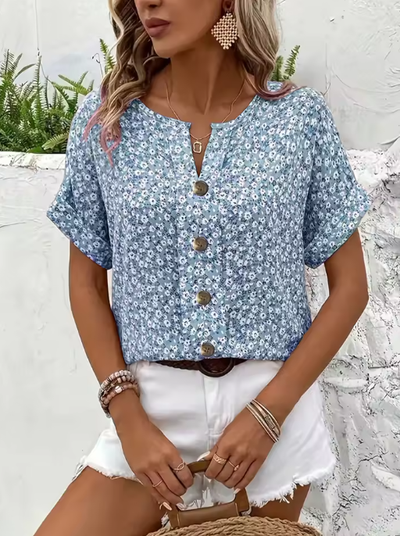 Verna | Stylish Floral Print Blouse