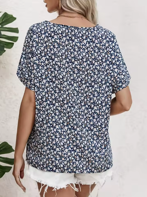 Verna | Stylish Floral Print Blouse