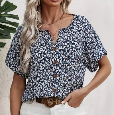 Verna | Stylish Floral Print Blouse